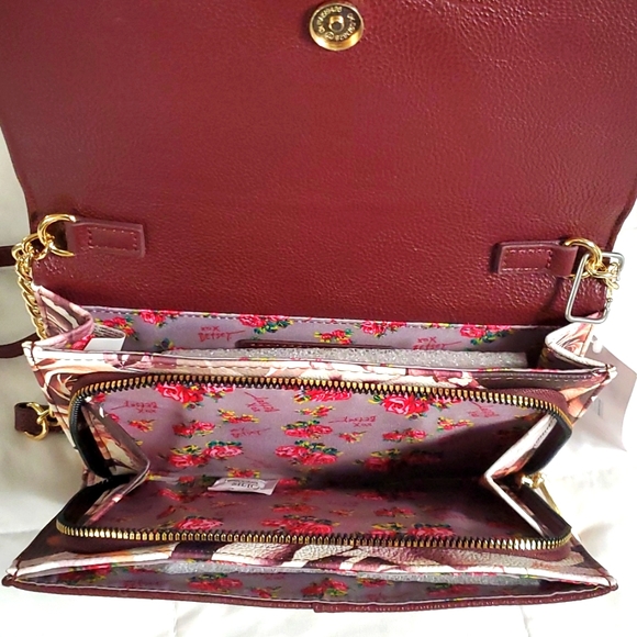 Betsey Johnson floral crossbody purse - Picture 8 of 10